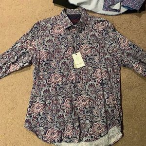 NWT patterned dress shirt